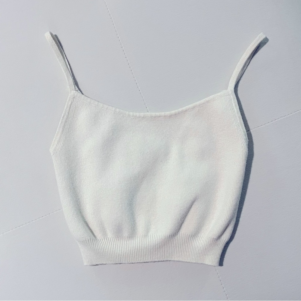 Aritzia knit cropped tank